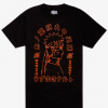black and orange t shirt